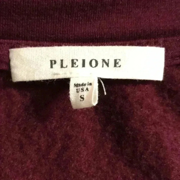 Pleione Cold Shoulder Sweatshirt Size S - Picture 5 of 6